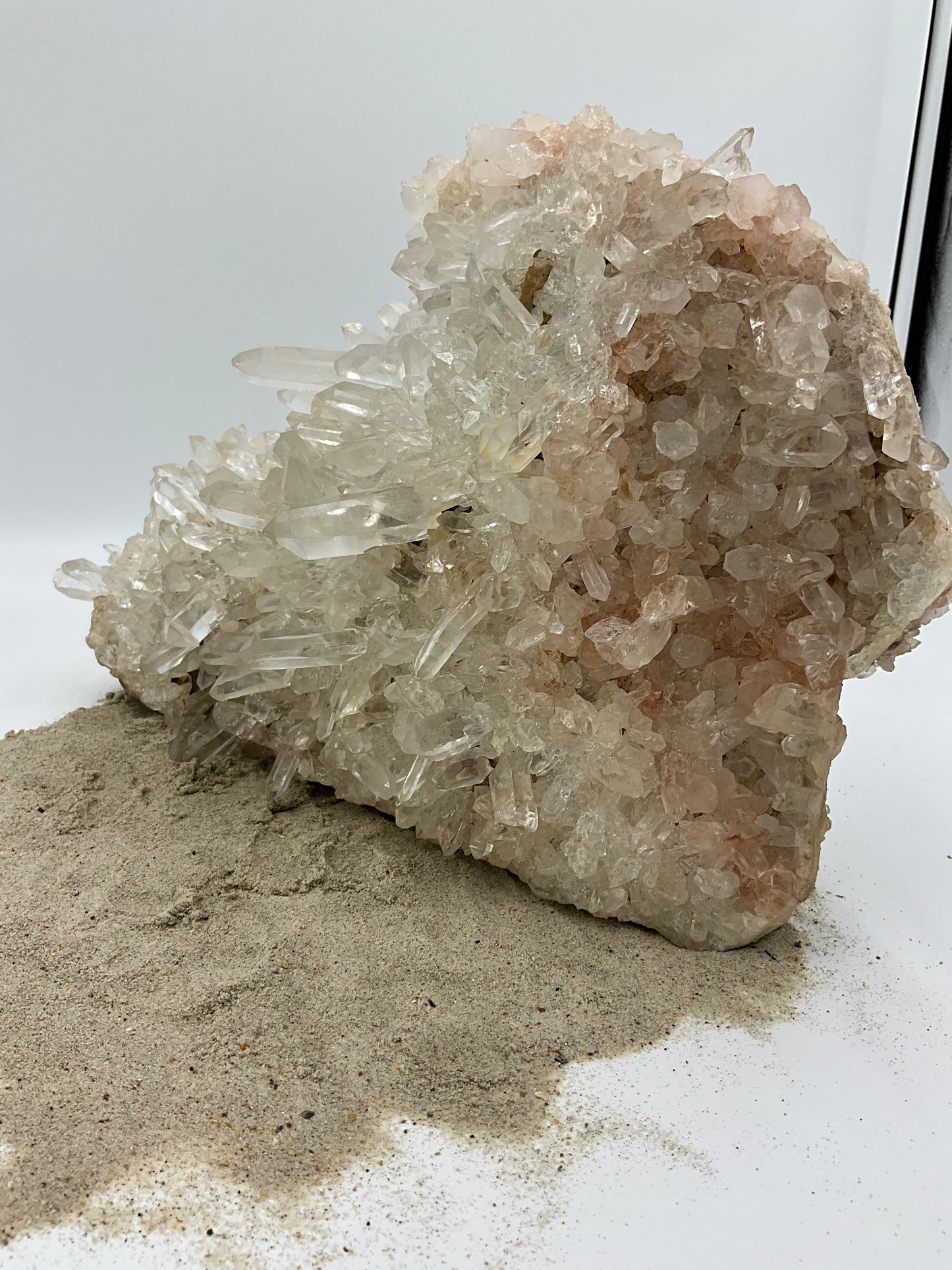 Quartz Cluster with Lithium (double sided cluster)