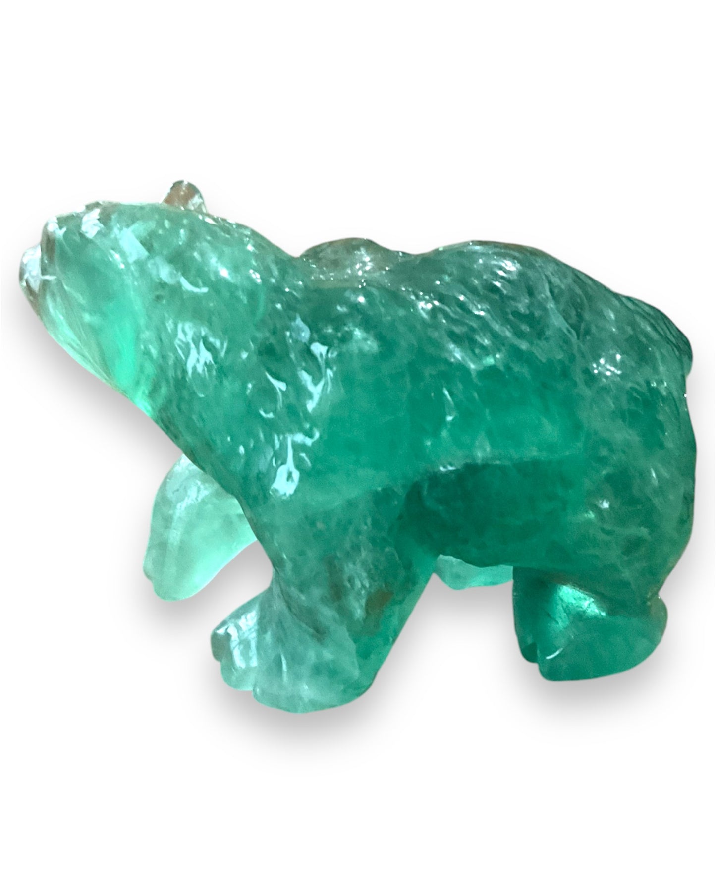 Green Fluorite Bear