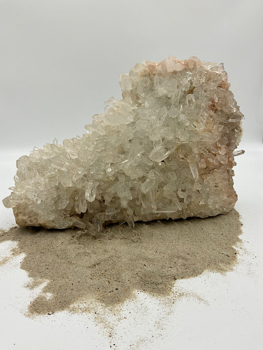 Quartz Cluster with Lithium (double sided cluster)