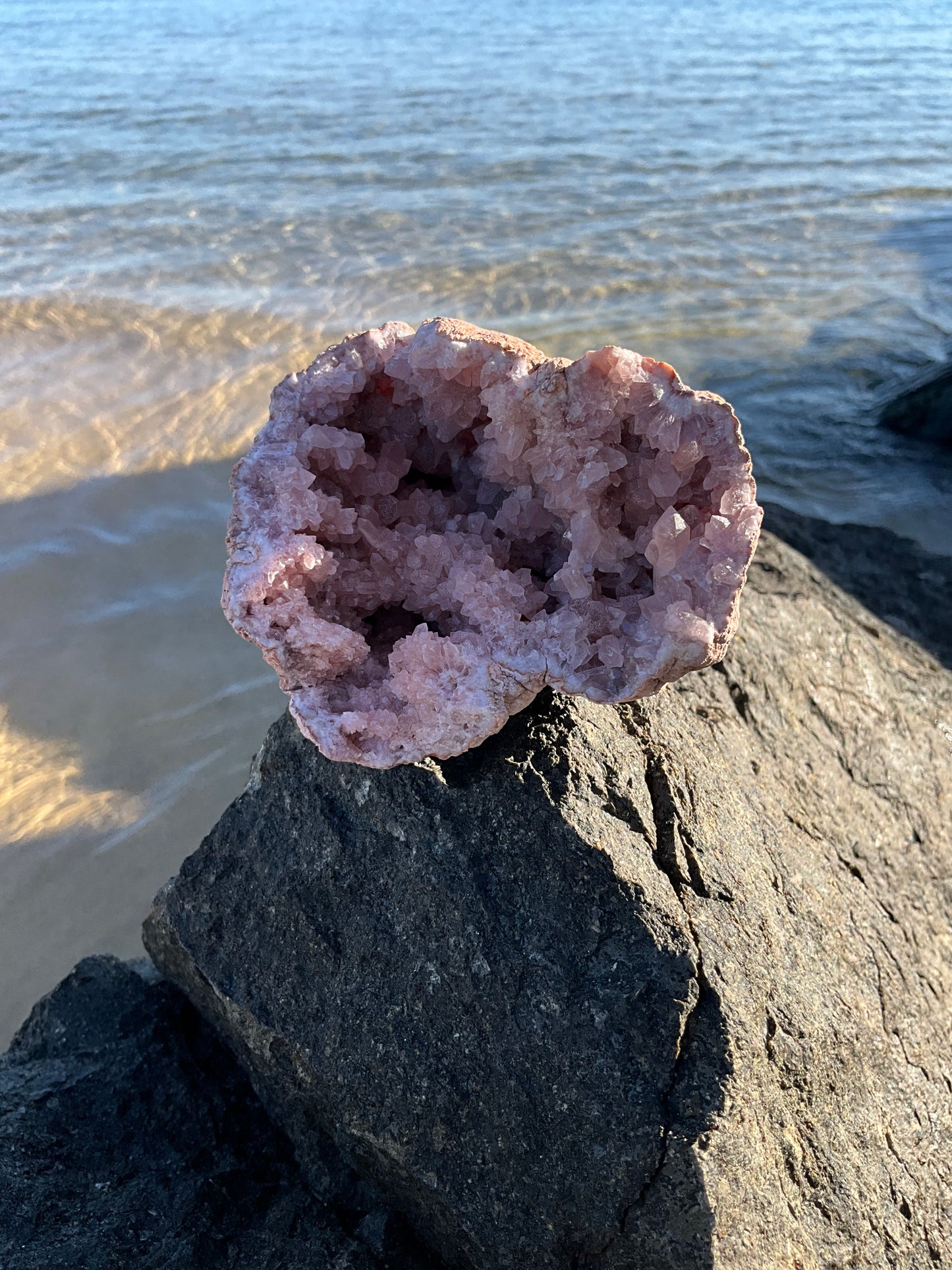 Pink Amethyst Geode