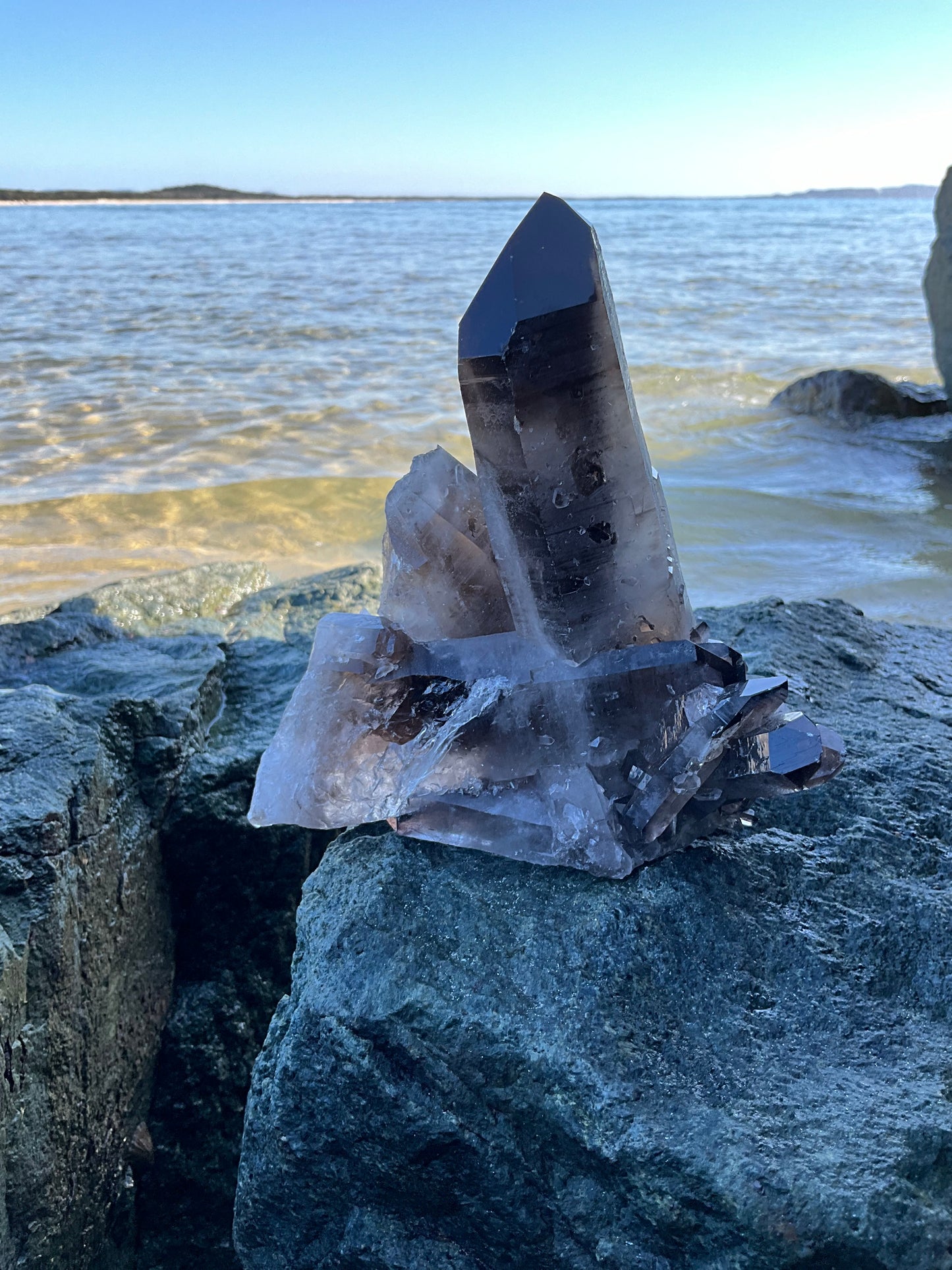 Smokey Quartz Point/Cluster