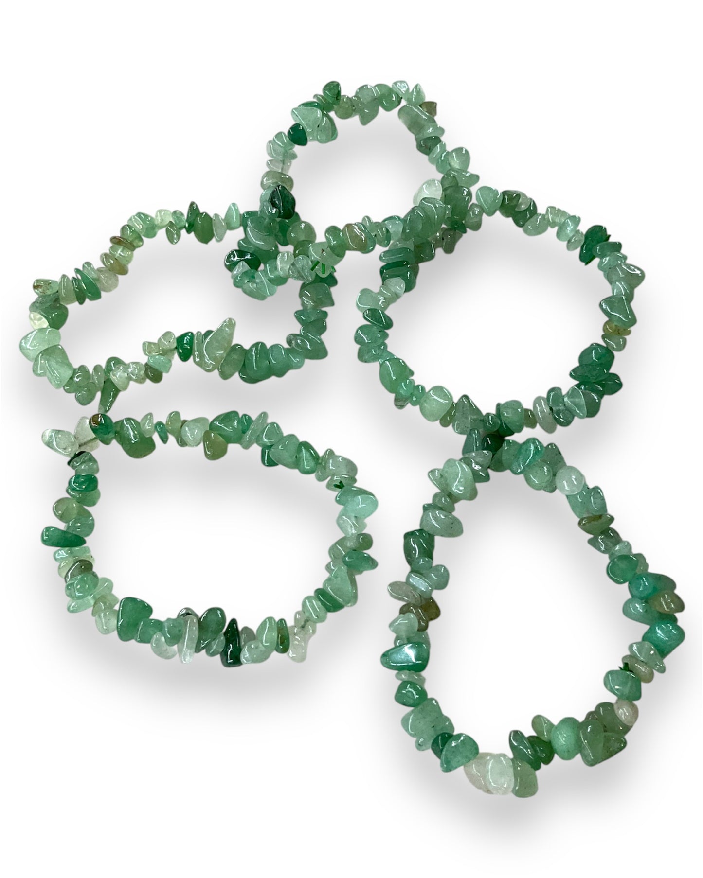 Green Aventurine Chip Bracelet