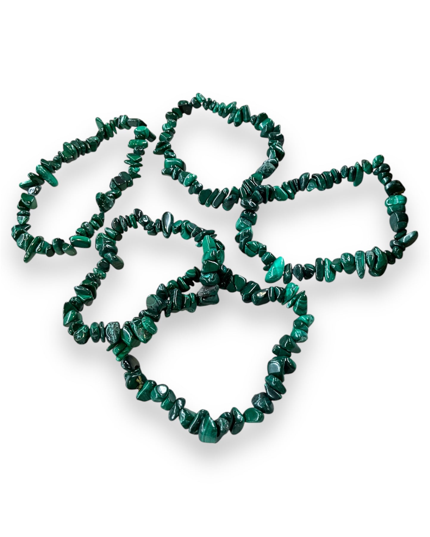 Malachite Chip Bracelet