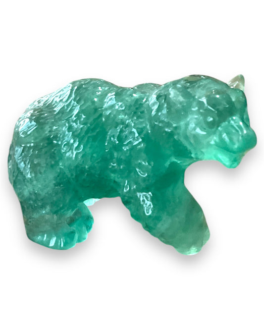 Green Fluorite Bear