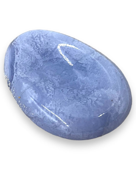 Blue Lace Agate Worry Stone