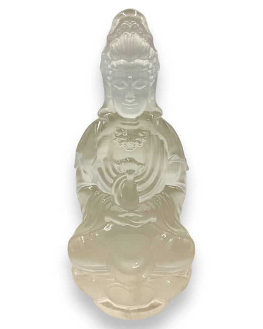 Selenite Quan Yin