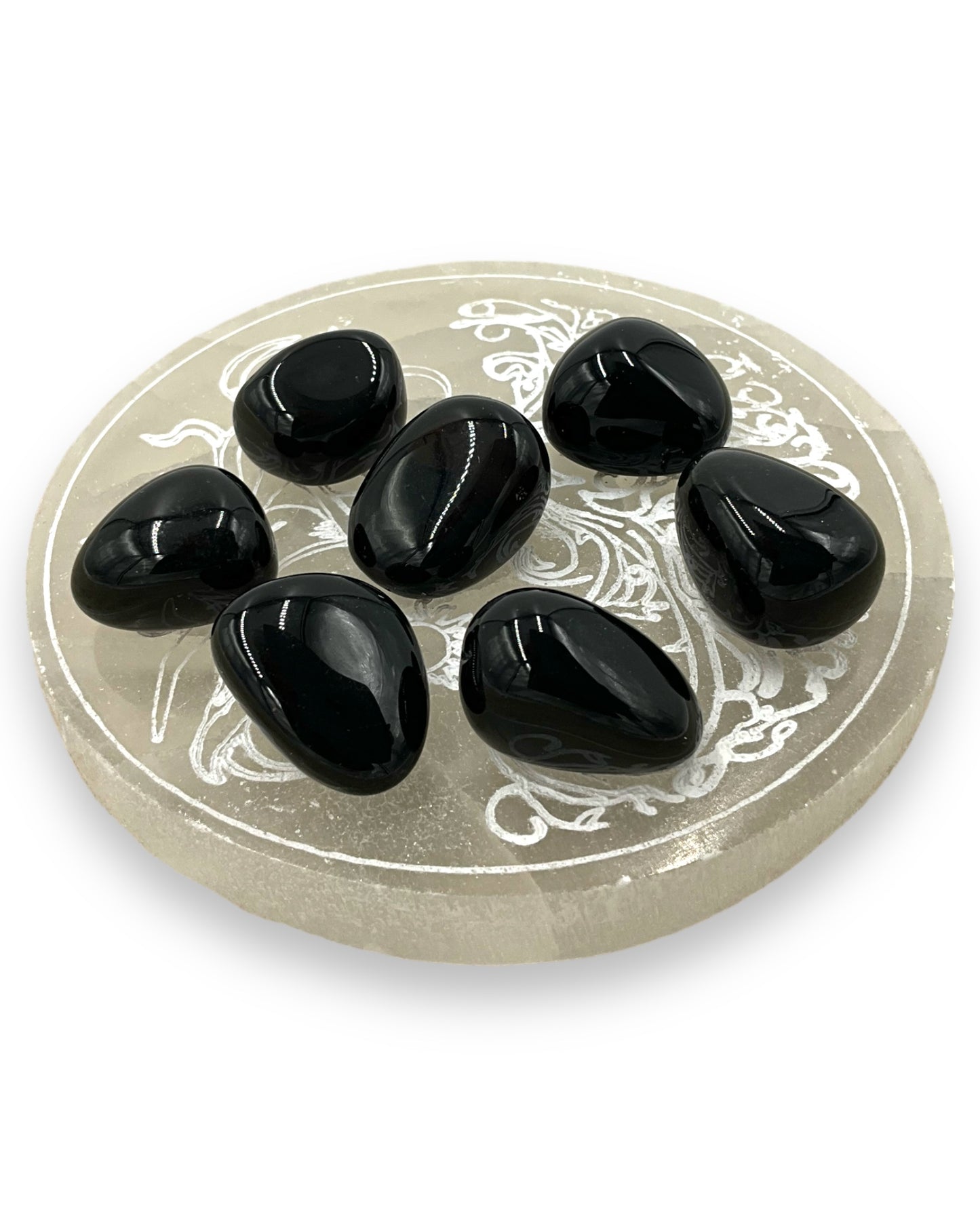 Black Obsidian Tumbled Stones