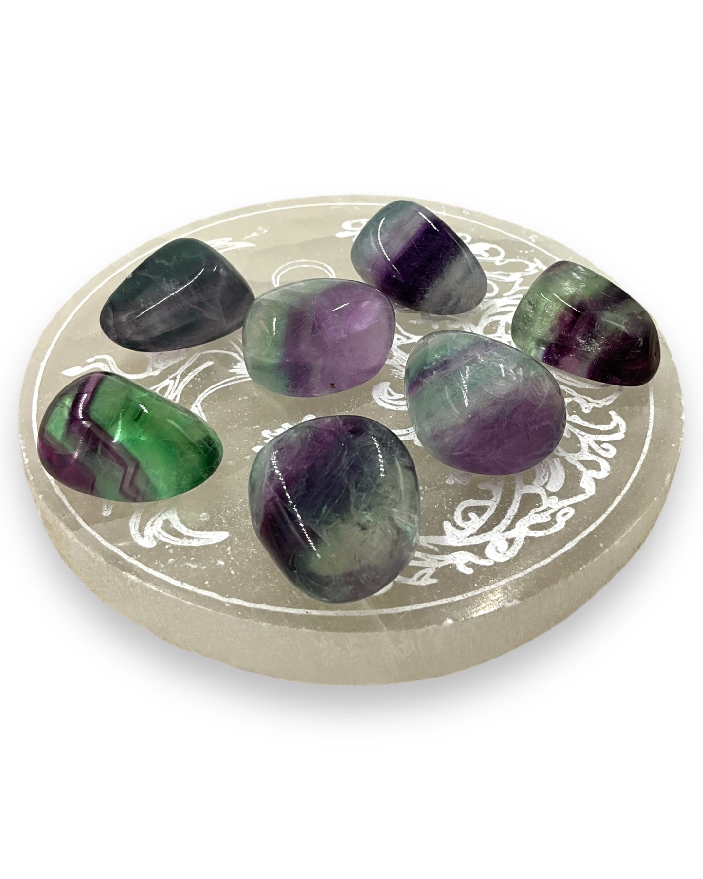 Rainbow Fluorite Tumbled Stone