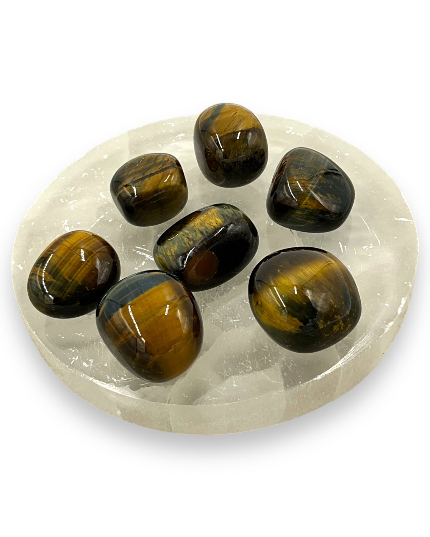 Tigers  Eye Tumbled Stones