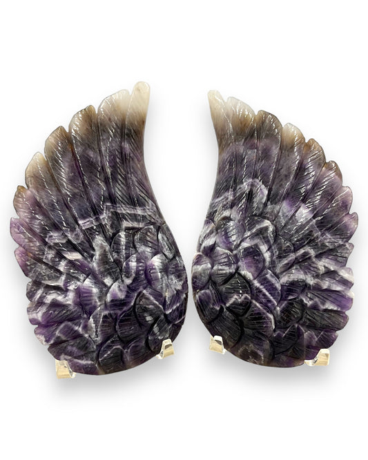 Chevron Amethyst Wings