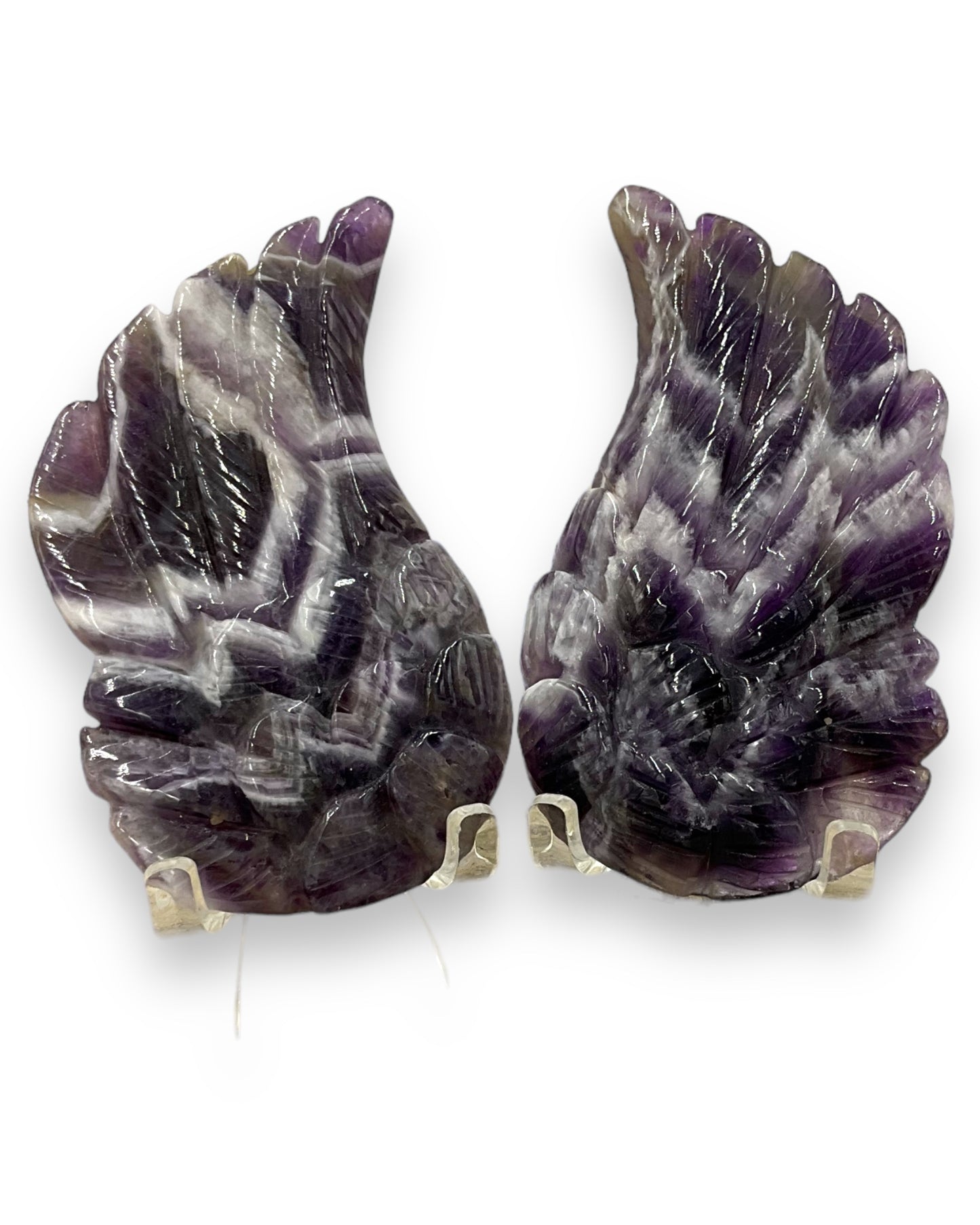 Chevron Amethyst Wings