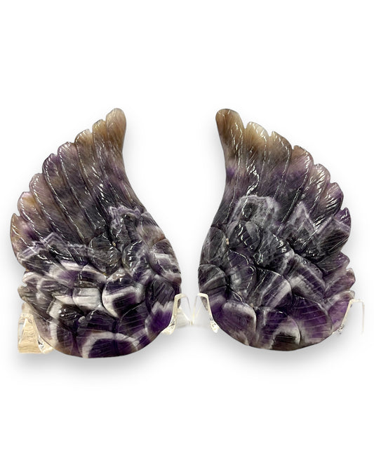 Chevron Amethyst Wings