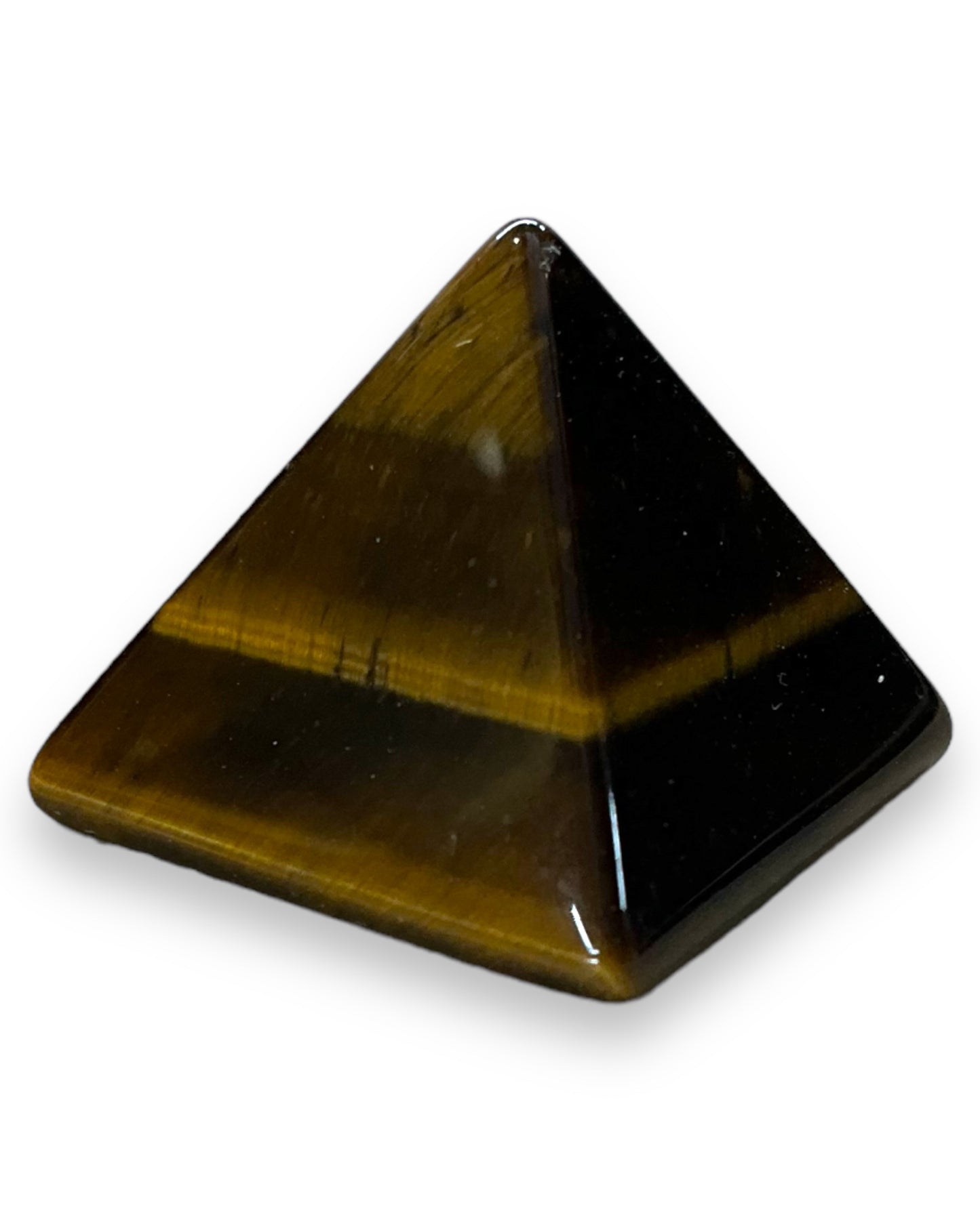 Tigers Eye Pyramid