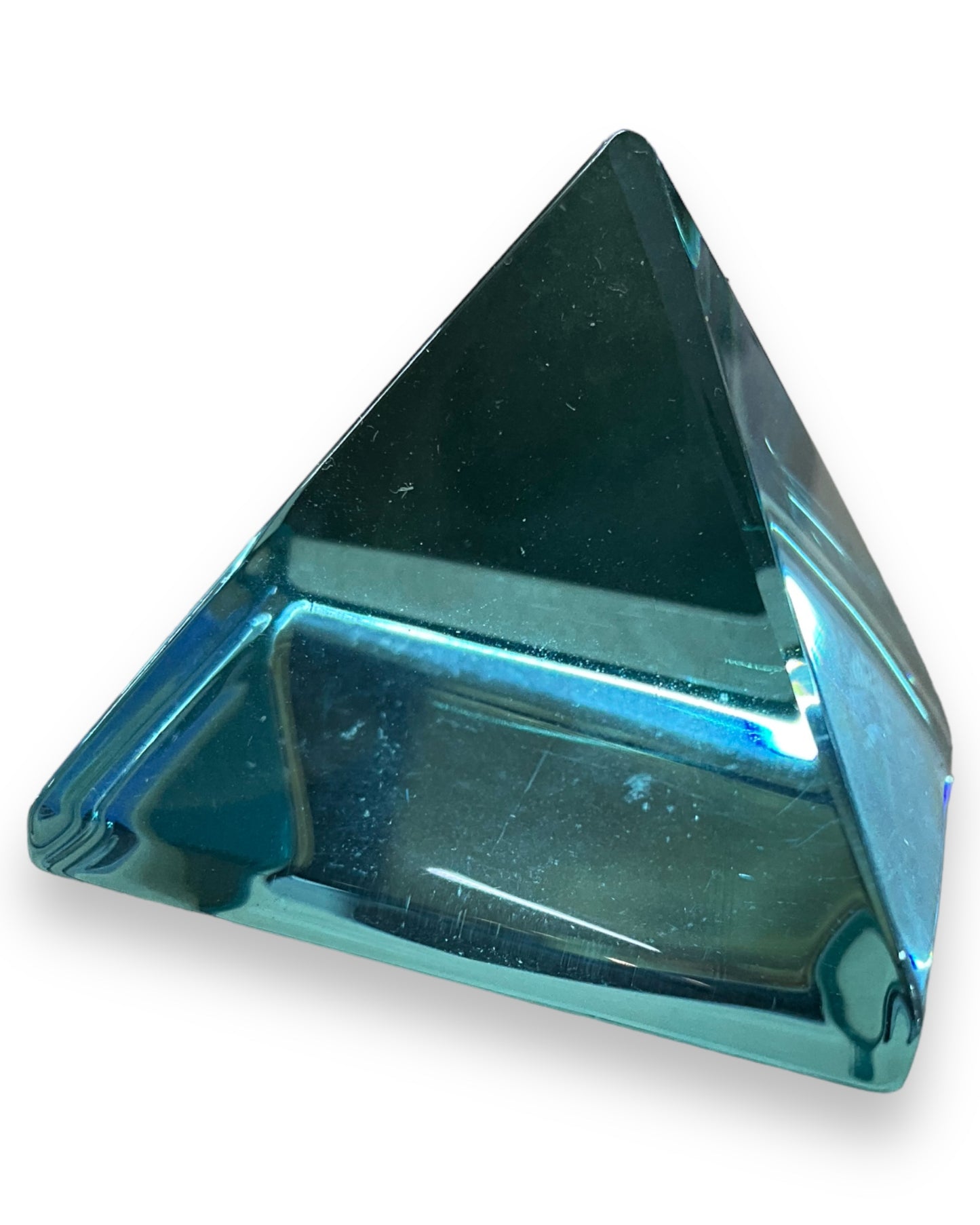 Blue Obsidian Pyramid