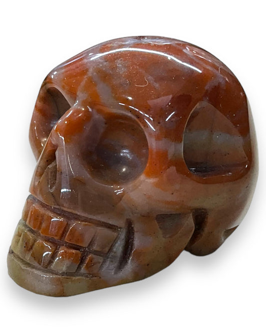 Carnelian Skull