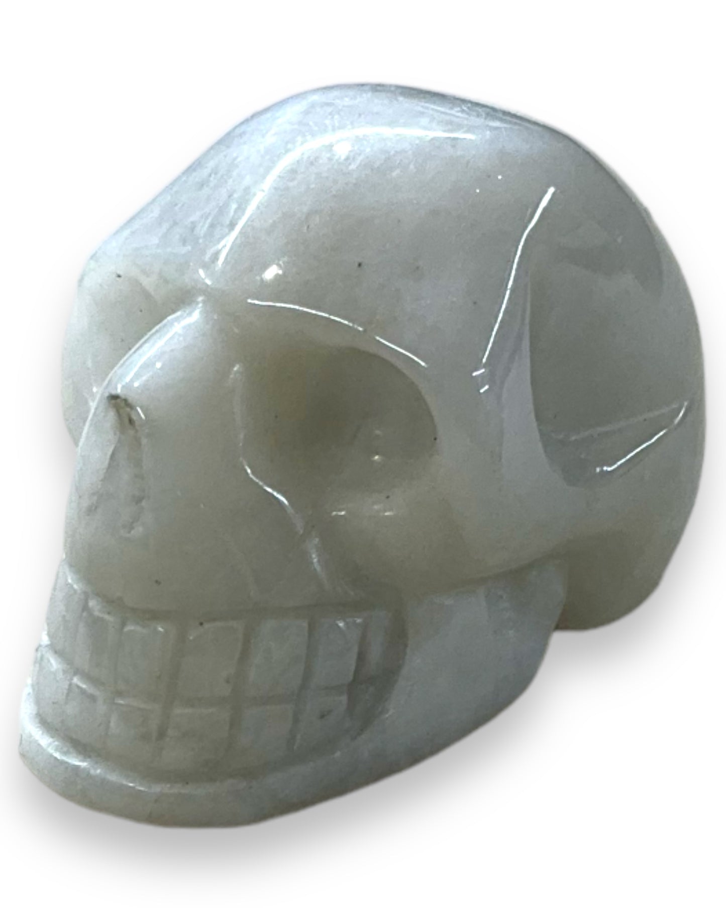 Rainbow Moonstone Skull