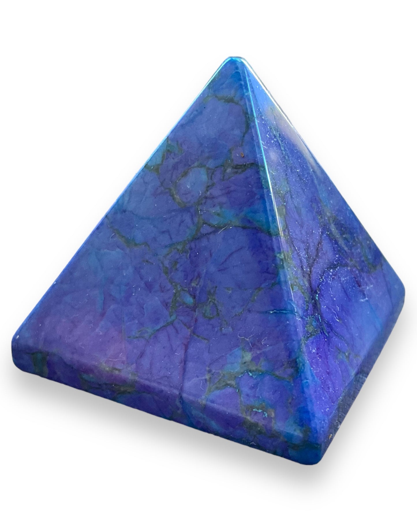 Purple Howlite Pyramid